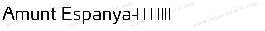 Amunt Espanya字体转换
